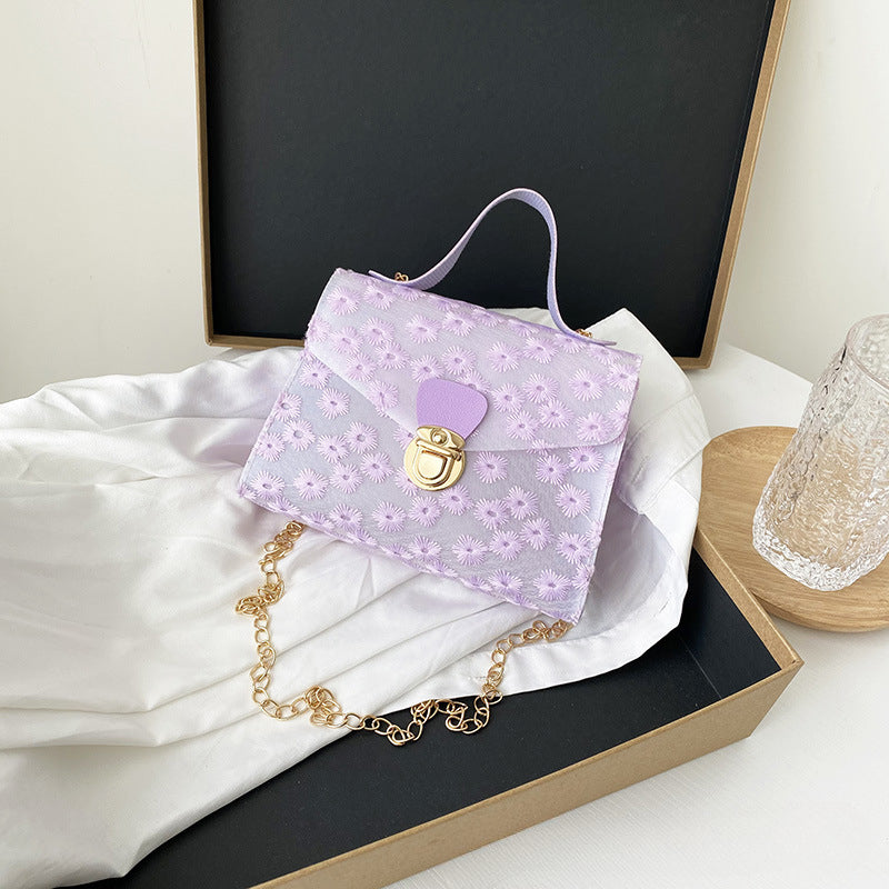 Wholesale PU Small Daisy Handbag